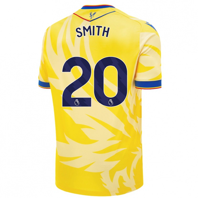 Danxen Enfant Maillot Hope Smith #20 Jaune Tenues Extérieur 2024/25 T-Shirt