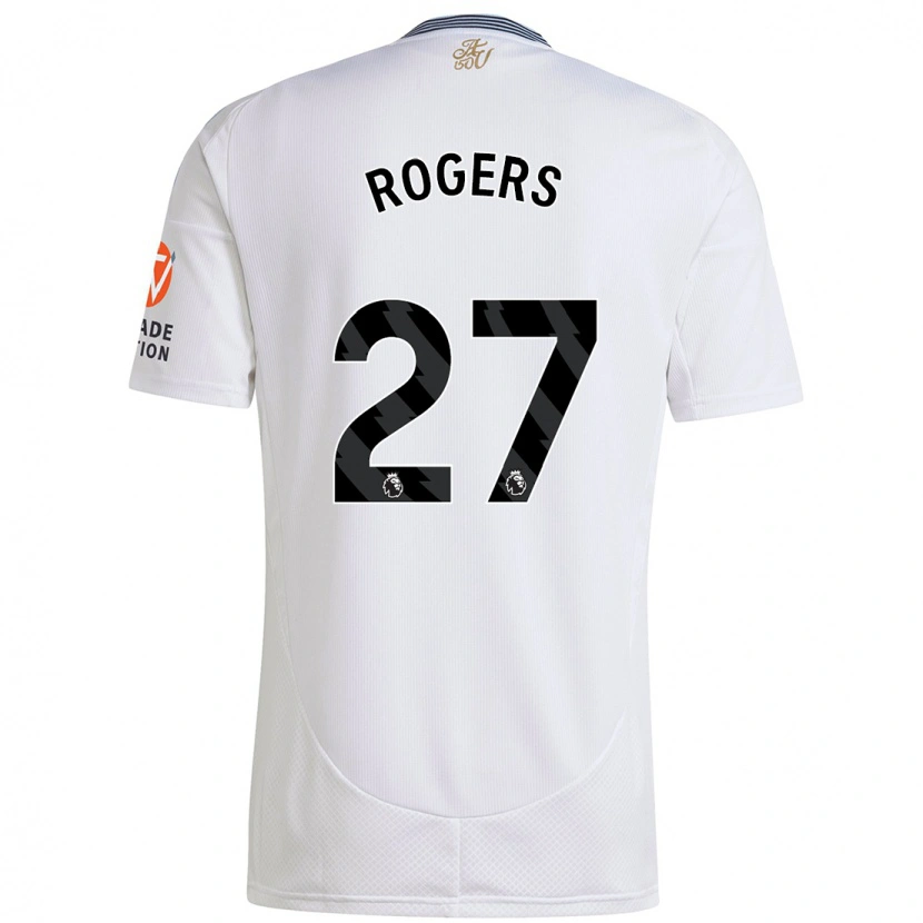 Danxen Enfant Maillot Morgan Rogers #27 Blanc Tenues Extérieur 2024/25 T-Shirt