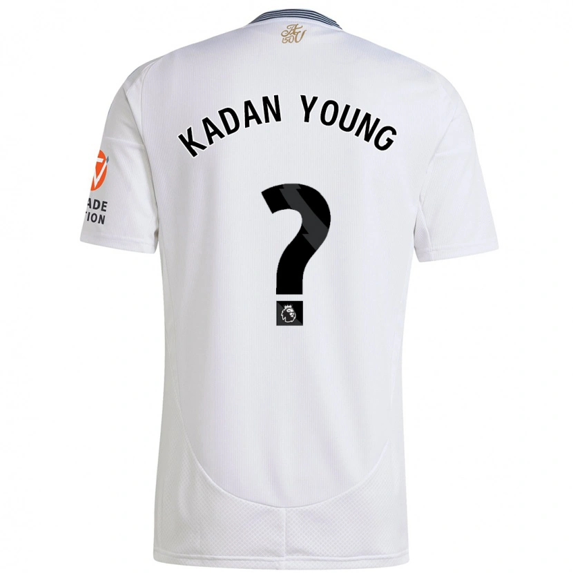 Danxen Enfant Maillot Kadan Young #0 Blanc Tenues Extérieur 2024/25 T-Shirt