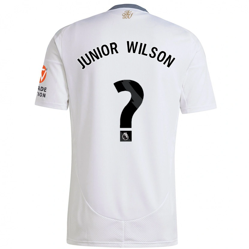 Danxen Enfant Maillot Junior Wilson #0 Blanc Tenues Extérieur 2024/25 T-Shirt