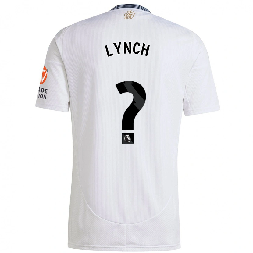 Danxen Enfant Maillot Luka Lynch #0 Blanc Tenues Extérieur 2024/25 T-Shirt