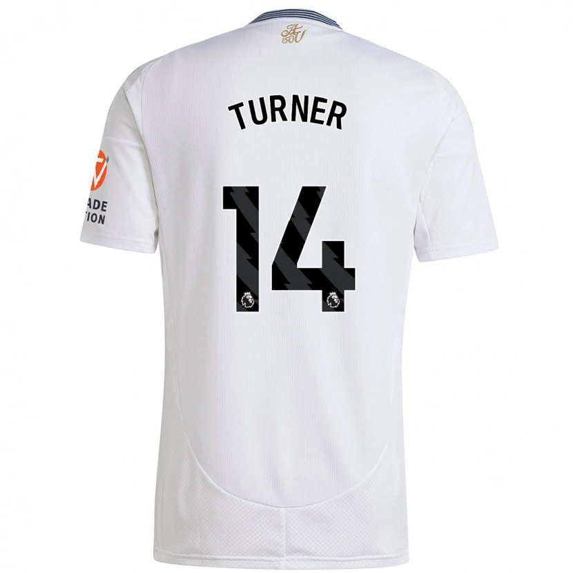 Danxen Enfant Maillot Danielle Turner #14 Blanc Tenues Extérieur 2024/25 T-Shirt