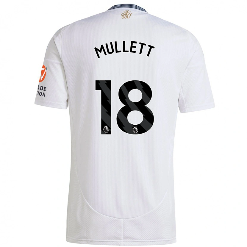 Danxen Enfant Maillot Georgia Mullett #18 Blanc Tenues Extérieur 2024/25 T-Shirt