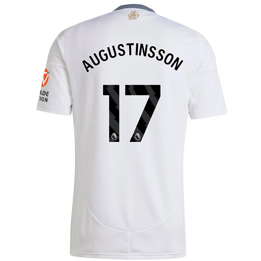 Danxen Enfant Maillot Ludwig Augustinsson #17 Blanc Tenues Extérieur 2024/25 T-Shirt