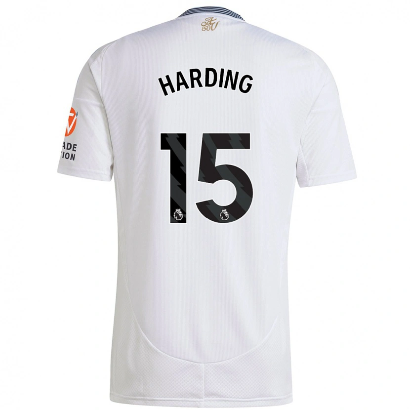 Danxen Enfant Maillot Natasha Harding #15 Blanc Tenues Extérieur 2024/25 T-Shirt