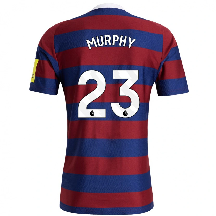 Danxen Enfant Maillot Jacob Murphy #23 Bordeaux Bleu Marine Tenues Extérieur 2024/25 T-Shirt