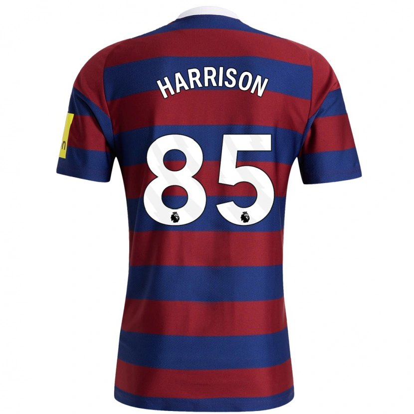 Danxen Enfant Maillot Adam Harrison #85 Bordeaux Bleu Marine Tenues Extérieur 2024/25 T-Shirt