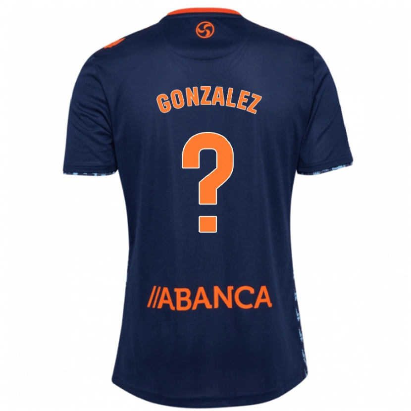 Danxen Enfant Maillot Marcos González #0 Bleu Marine Tenues Extérieur 2024/25 T-Shirt