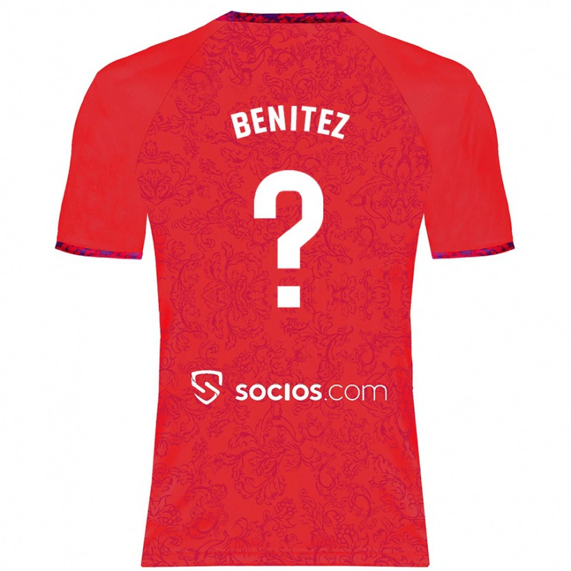 Danxen Enfant Maillot Emilio Benítez #0 Rouge Tenues Extérieur 2024/25 T-Shirt