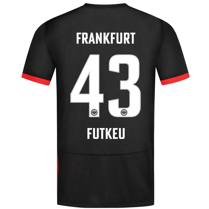 Danxen Enfant Maillot Noel Futkeu #43 Noir Tenues Extérieur 2024/25 T-Shirt