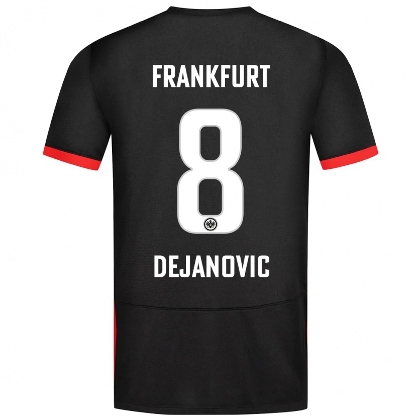 Danxen Enfant Maillot Daniel Dejanovic #8 Noir Tenues Extérieur 2024/25 T-Shirt