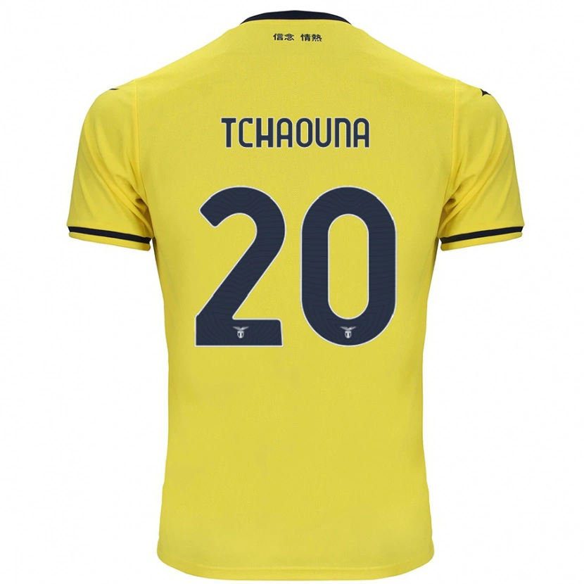 Danxen Enfant Maillot Loum Tchaouna #20 Jaune Tenues Extérieur 2024/25 T-Shirt