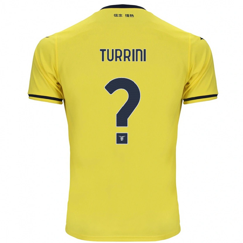 Danxen Enfant Maillot Giordano Turrini #0 Jaune Tenues Extérieur 2024/25 T-Shirt