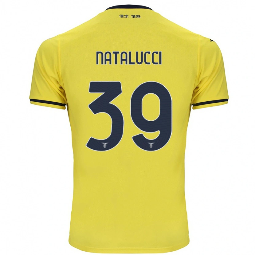 Danxen Enfant Maillot Serena Natalucci #39 Jaune Tenues Extérieur 2024/25 T-Shirt