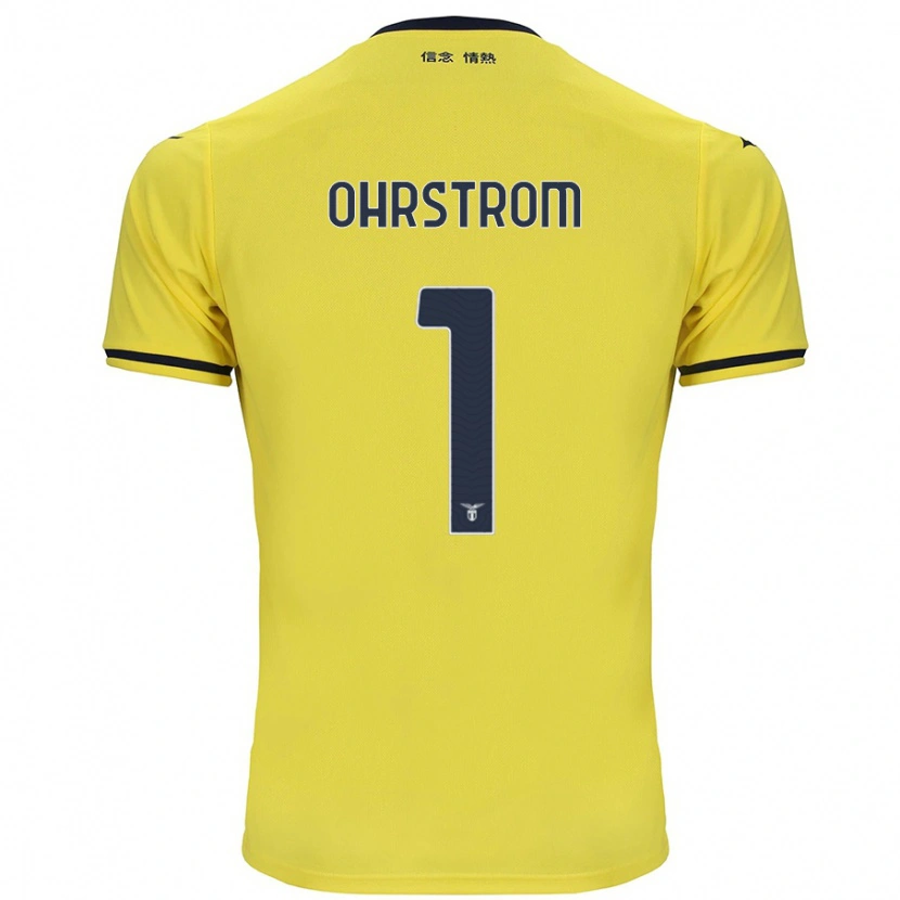 Danxen Enfant Maillot Stephanie Ohrstrom #1 Jaune Tenues Extérieur 2024/25 T-Shirt