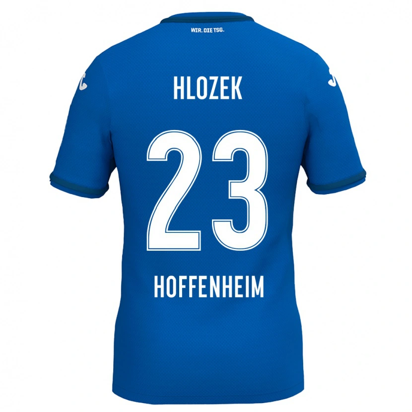 Danxen Homme Maillot Adam Hlozek #23 Bleu Royal Tenues Domicile 2024/25 T-Shirt