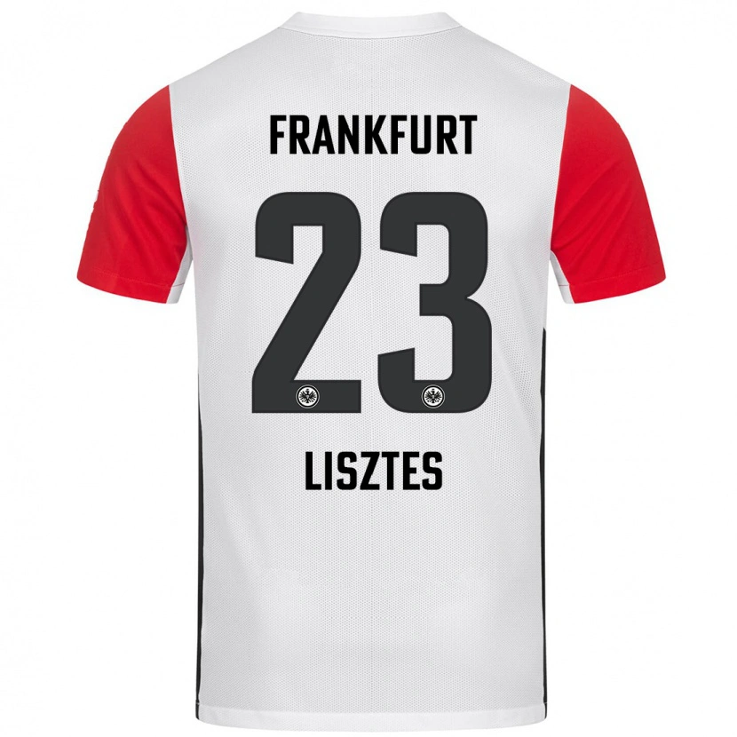 Danxen Homme Maillot Krisztián Lisztes #23 Blanc Rouge Tenues Domicile 2024/25 T-Shirt