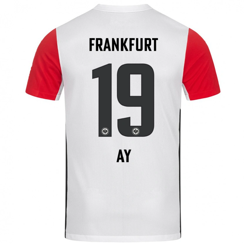 Danxen Homme Maillot Ugur Ay #19 Blanc Rouge Tenues Domicile 2024/25 T-Shirt