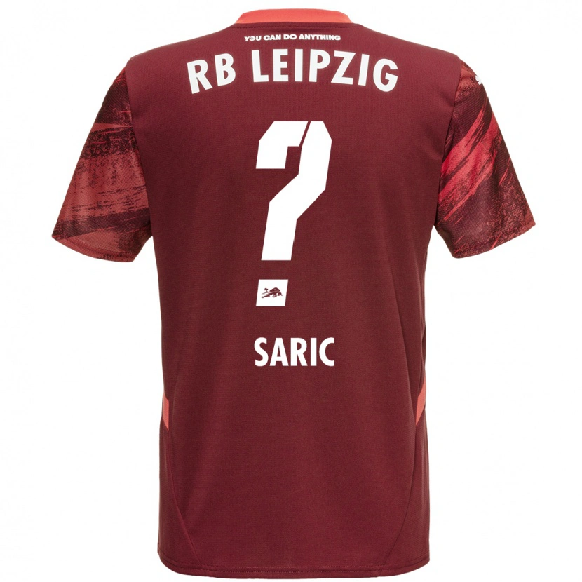 Danxen Homme Maillot Lucio Saric #0 Bordeaux Tenues Extérieur 2024/25 T-Shirt