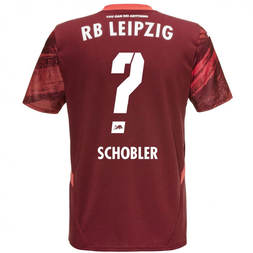 Danxen Homme Maillot Laurin Schößler #0 Bordeaux Tenues Extérieur 2024/25 T-Shirt