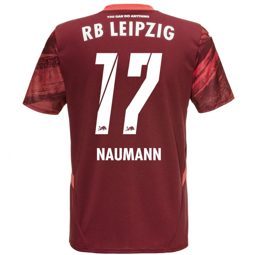 Danxen Homme Maillot Carlos Naumann #17 Bordeaux Tenues Extérieur 2024/25 T-Shirt