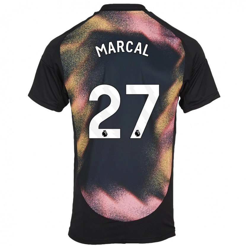 Danxen Homme Maillot Wanya Marçal #27 Noir Blanc Tenues Extérieur 2024/25 T-Shirt