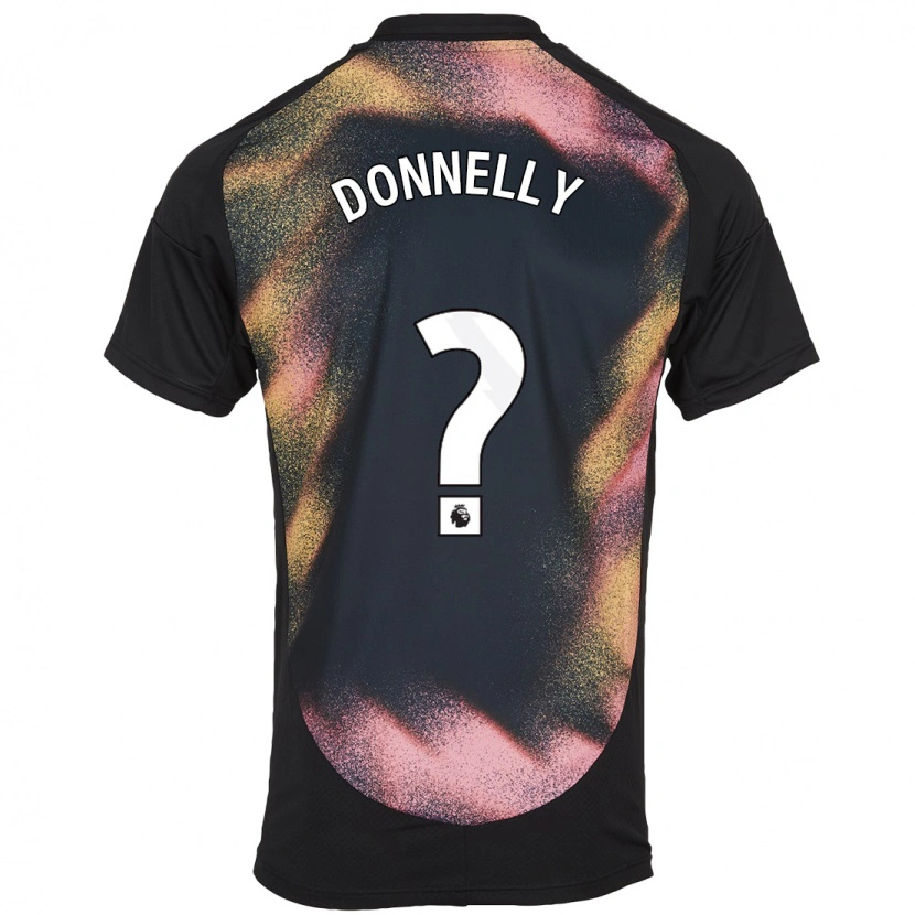 Danxen Homme Maillot Ryan Donnelly #0 Noir Blanc Tenues Extérieur 2024/25 T-Shirt