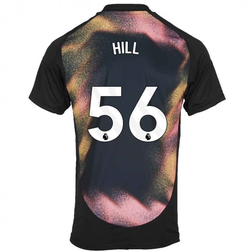 Danxen Homme Maillot Deniche Hill #56 Noir Blanc Tenues Extérieur 2024/25 T-Shirt