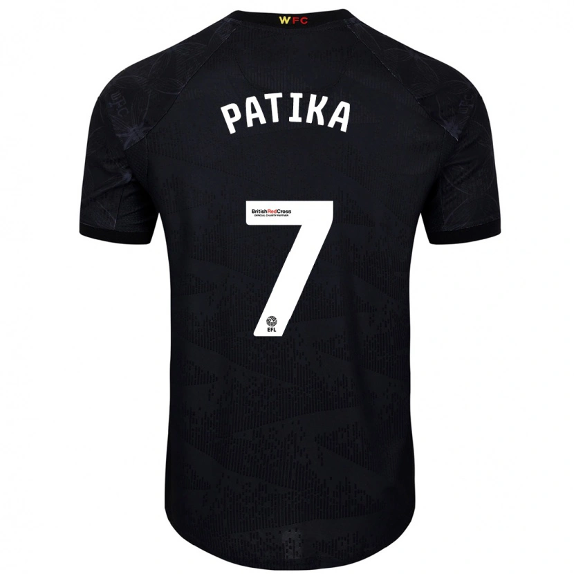 Danxen Homme Maillot Glebs Patika #7 Noir Blanc Tenues Extérieur 2024/25 T-Shirt