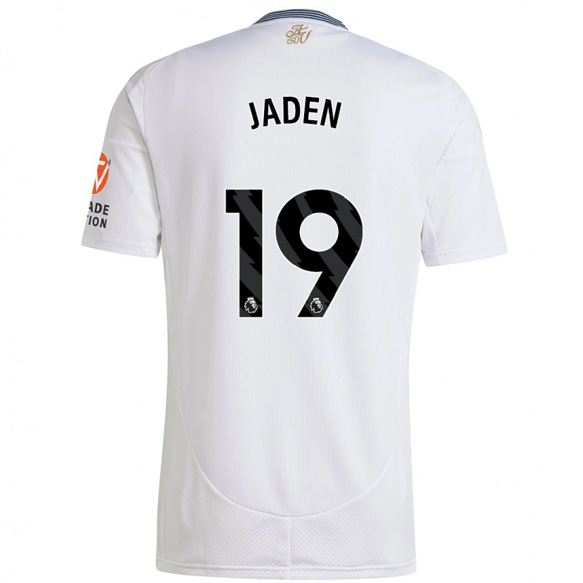 Danxen Homme Maillot Jaden Philogene #19 Blanc Tenues Extérieur 2024/25 T-Shirt