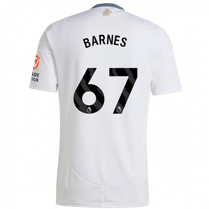 Danxen Homme Maillot Mikell Barnes #67 Blanc Tenues Extérieur 2024/25 T-Shirt