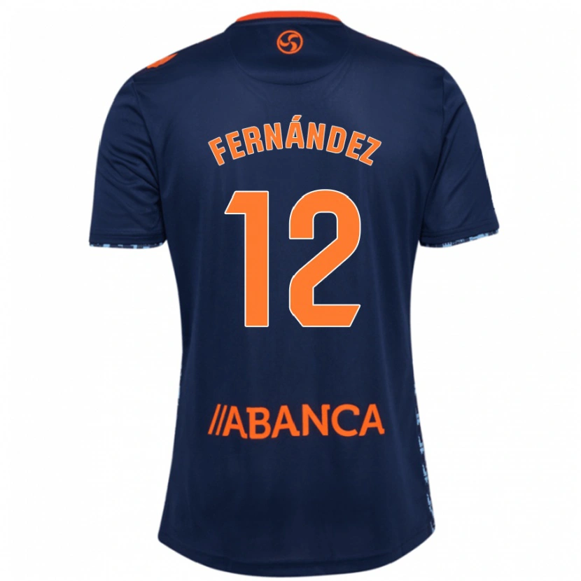 Danxen Homme Maillot Manu Fernández #12 Bleu Marine Tenues Extérieur 2024/25 T-Shirt