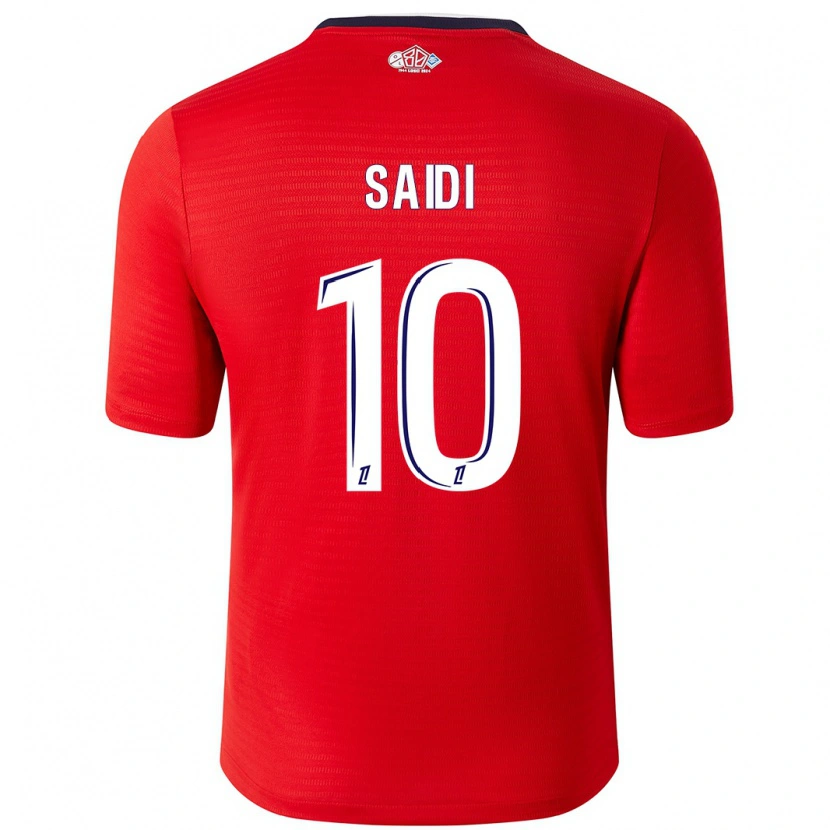 Danxen Enfant Maillot Rachel Saidi #10 Rouge Blanc Tenues Domicile 2024/25 T-Shirt