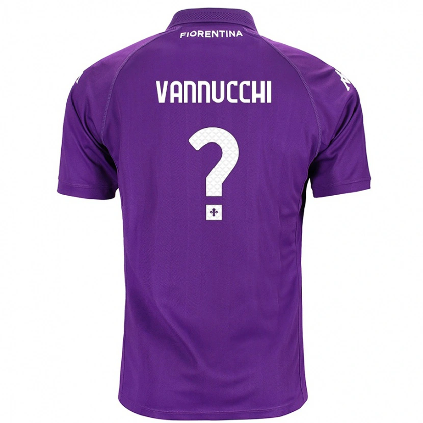 Danxen Enfant Maillot Tommaso Vannucchi #0 Violet Tenues Domicile 2024/25 T-Shirt