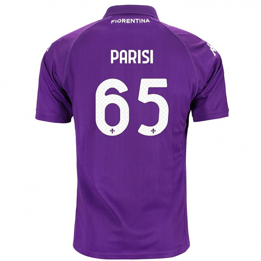 Danxen Enfant Maillot Fabiano Parisi #65 Violet Tenues Domicile 2024/25 T-Shirt