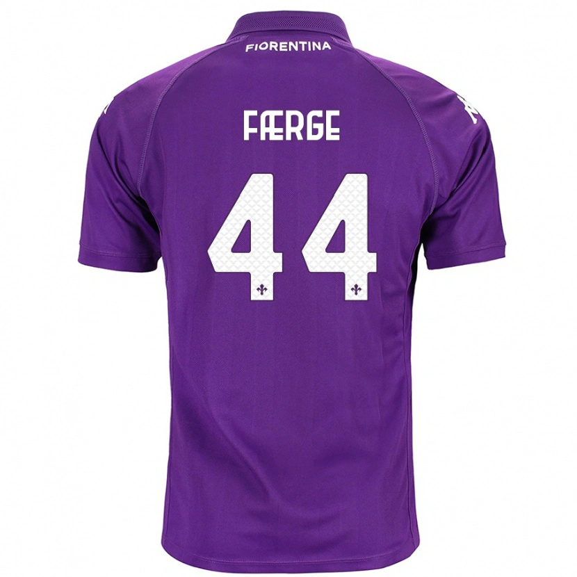 Danxen Enfant Maillot Emma Færge #44 Violet Tenues Domicile 2024/25 T-Shirt