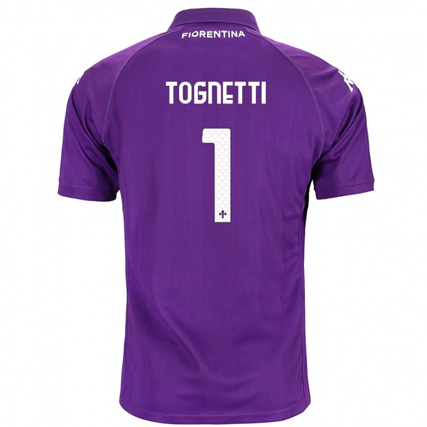 Danxen Enfant Maillot Laerte Tognetti #1 Violet Tenues Domicile 2024/25 T-Shirt