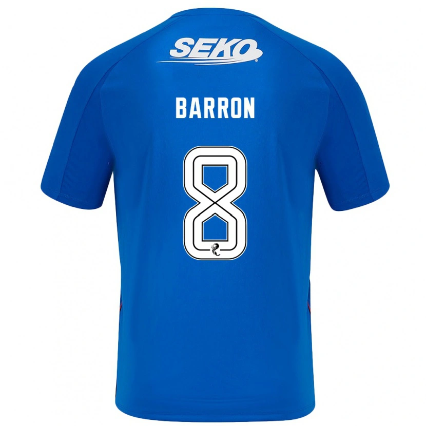 Danxen Enfant Maillot Connor Barron #8 Bleu Foncé Tenues Domicile 2024/25 T-Shirt