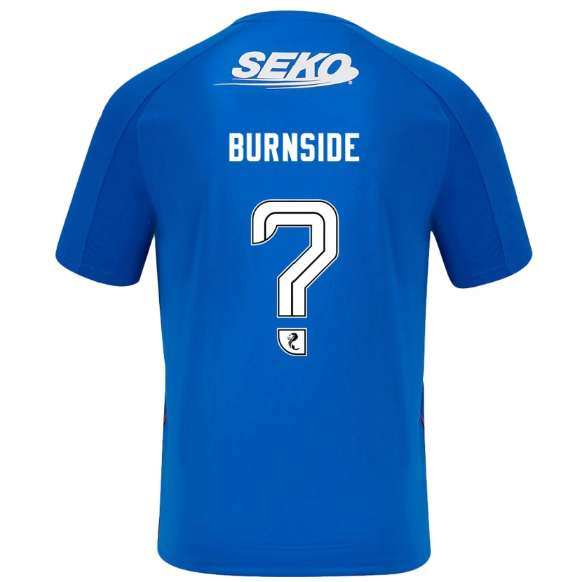 Danxen Enfant Maillot Callum Burnside #0 Bleu Foncé Tenues Domicile 2024/25 T-Shirt