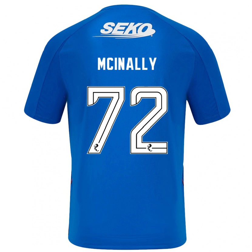 Danxen Enfant Maillot Darren Mcinally #72 Bleu Foncé Tenues Domicile 2024/25 T-Shirt