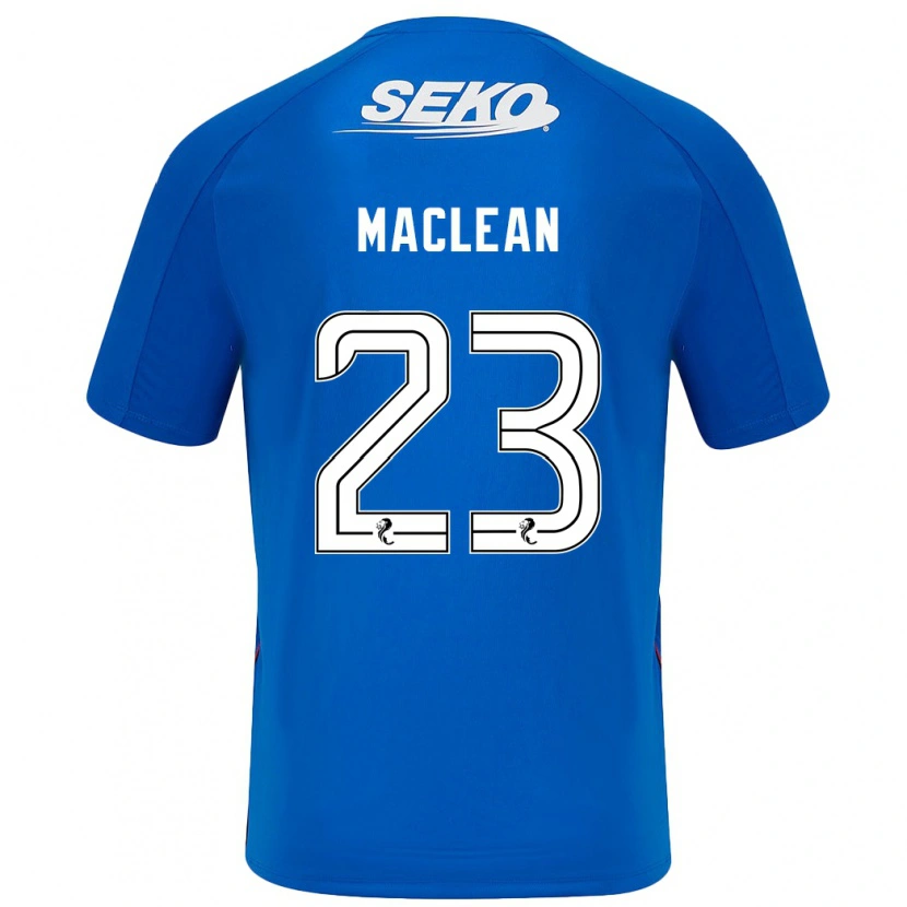 Danxen Enfant Maillot Kirsty Maclean #23 Bleu Foncé Tenues Domicile 2024/25 T-Shirt