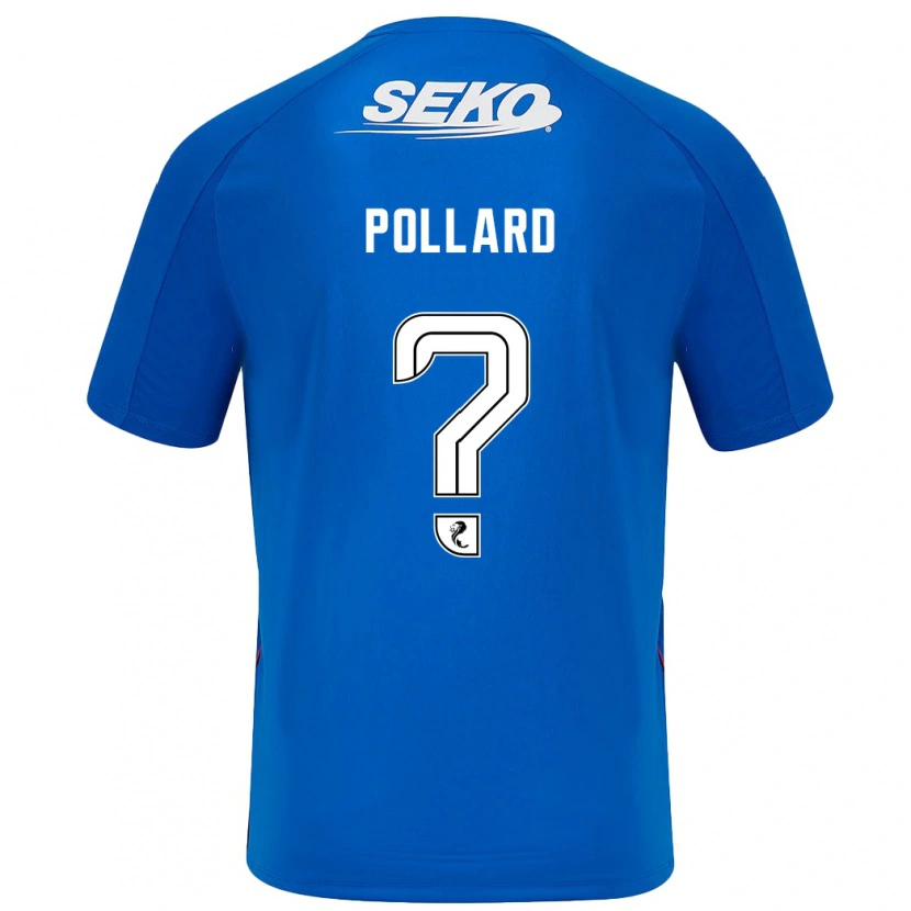 Danxen Enfant Maillot Lancelot Pollard #0 Bleu Foncé Tenues Domicile 2024/25 T-Shirt