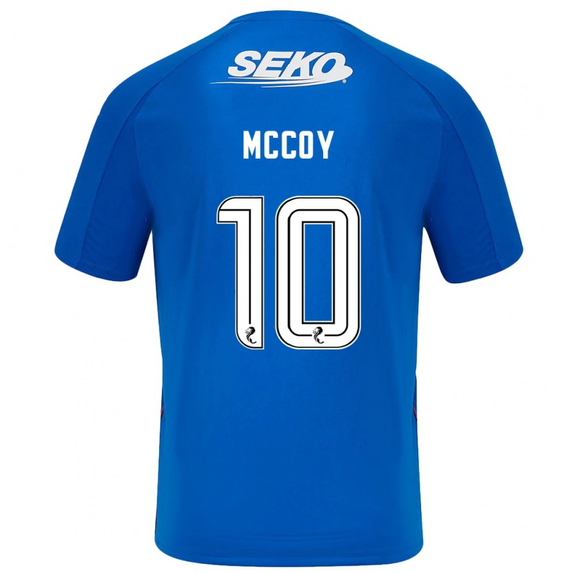 Danxen Enfant Maillot Kayla Mccoy #10 Bleu Foncé Tenues Domicile 2024/25 T-Shirt