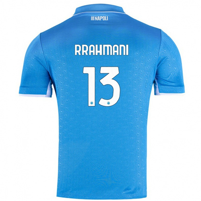 Danxen Enfant Maillot Amir Rrahmani #13 Bleu Ciel Tenues Domicile 2024/25 T-Shirt