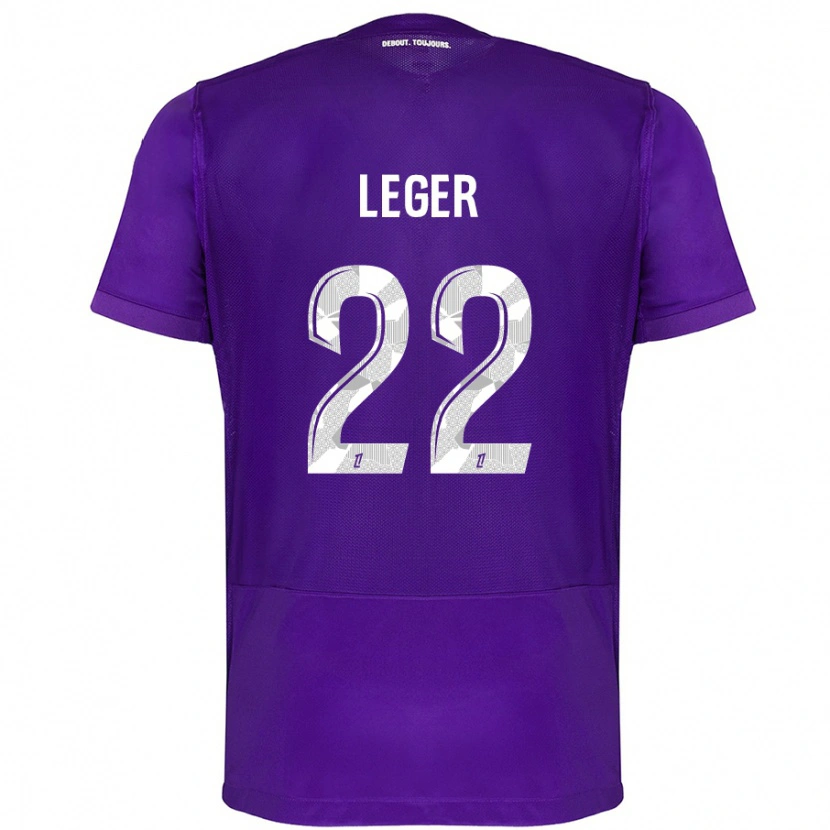 Danxen Enfant Maillot Christelle Léger #22 Violet Blanc Tenues Domicile 2024/25 T-Shirt