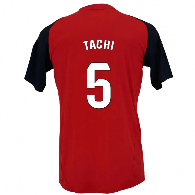 Danxen Enfant Maillot Tachi #5 Rouge Noir Tenues Domicile 2024/25 T-Shirt