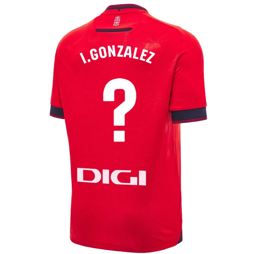 Danxen Enfant Maillot Iker González #0 Rouge Blanc Tenues Domicile 2024/25 T-Shirt