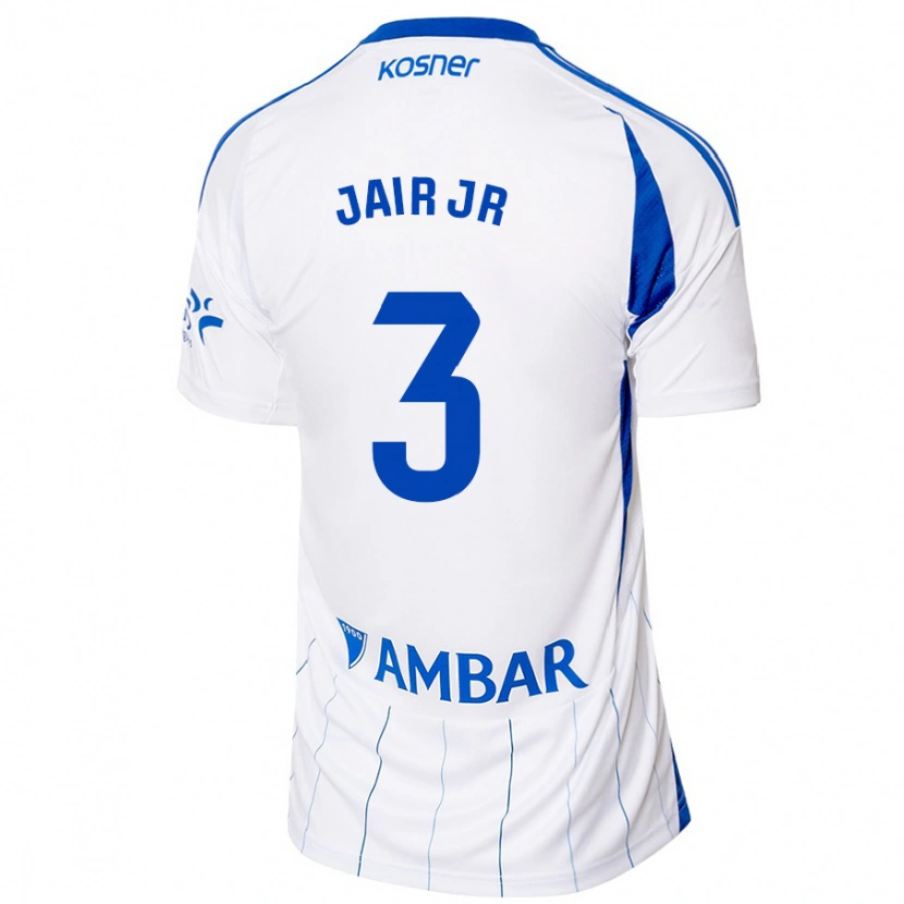 Danxen Enfant Maillot Jair Amador #3 Rouge Blanc Tenues Domicile 2024/25 T-Shirt