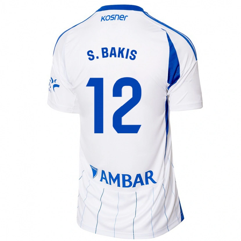 Danxen Enfant Maillot Sinan Bakış #12 Rouge Blanc Tenues Domicile 2024/25 T-Shirt