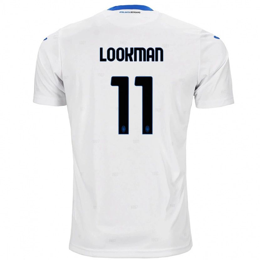 Danxen Enfant Maillot Ademola Lookman #11 Blanc Tenues Extérieur 2024/25 T-Shirt